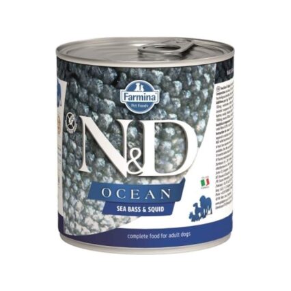 farmina-n-d-grain-free-ocean-dog-adult-lubina-calamar-lata-285-g