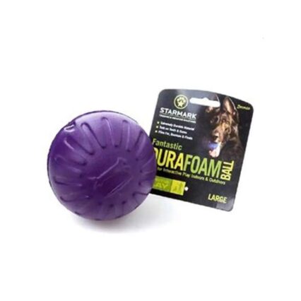 starmark-pelota-ligera-dura-foam-l-lila