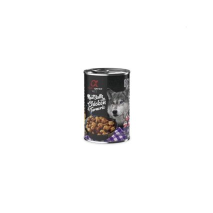 Alpha Spirit Albóndigas Lata Pollo Y Cúrcuma 400g