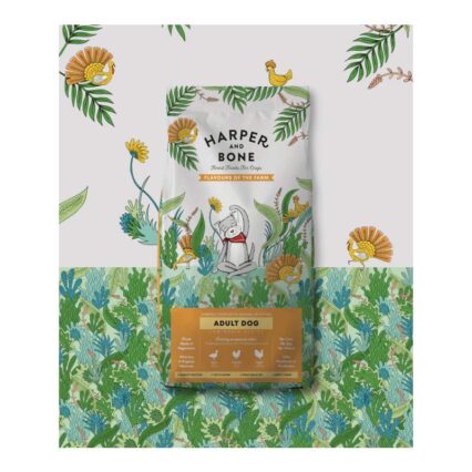Harper & Bone Dog Adult Medium & Large Flavours Farm 12 Kg.