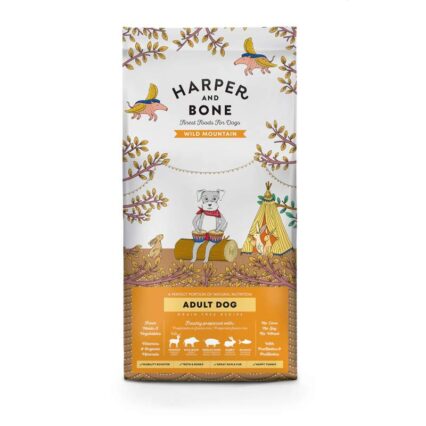 Harper & Bone Dog Adult Medium & Large Wild Mountain 12 Kg.