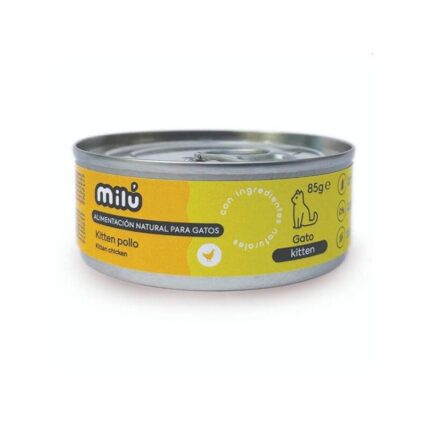 Milu Lata Gato Kitten Pollo 85g