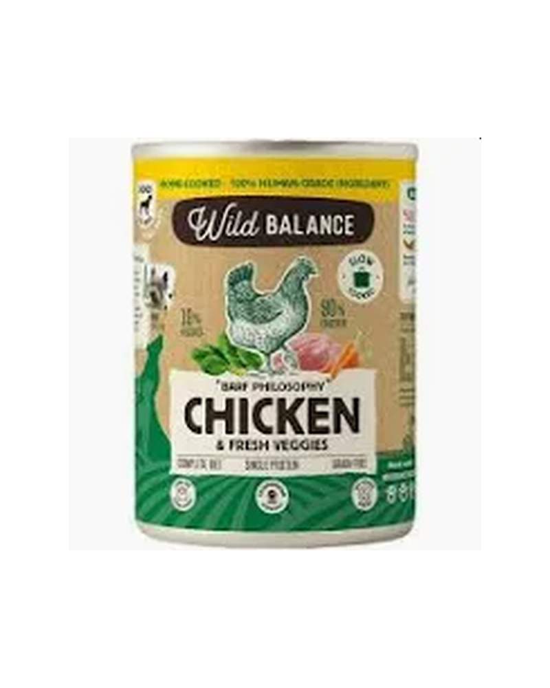 Wild Balance Lata Filosofia Barf Pollo400 Grs