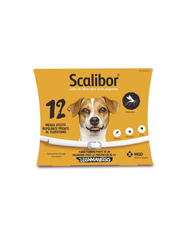 Collar Antiparasitario Scalibor Razas Pequeñas 48cm