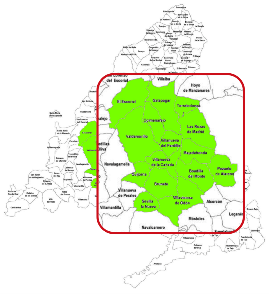 mapa de envio